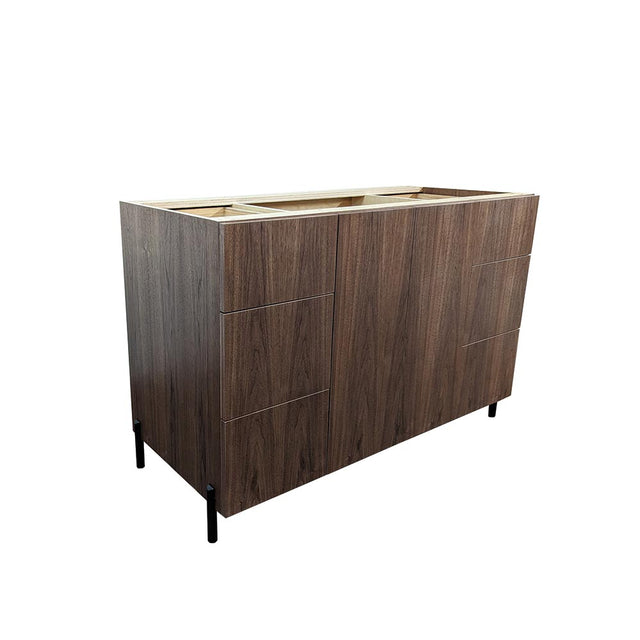 48" Walnut Veneer Bathroom Vanity