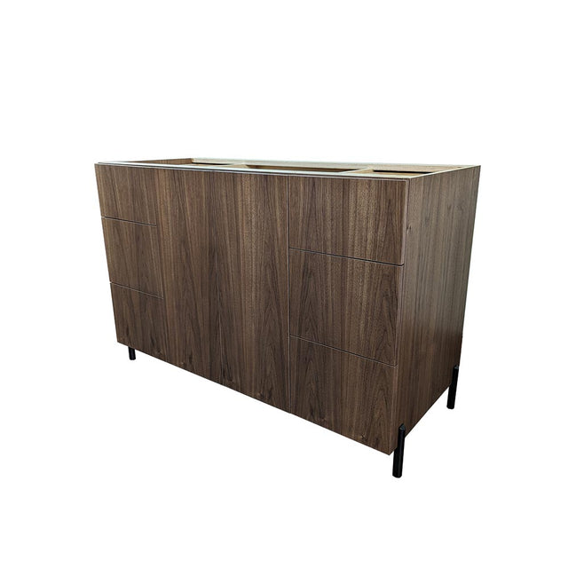 48" Walnut Veneer Bathroom Vanity