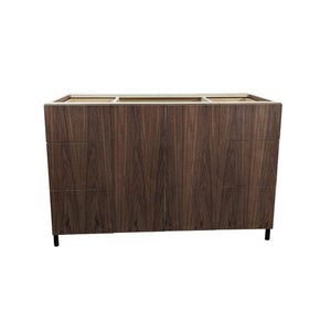 48" Walnut Veneer Bathroom Vanity