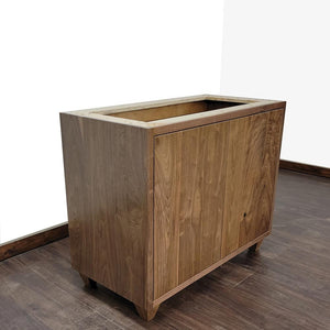 48" Rustic Walnut Two Door Bathroom Vanity