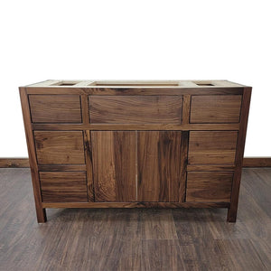 48" Rustic Walnut Bathroom Vanity