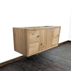 48" Rustic Cherry Floating Vanity